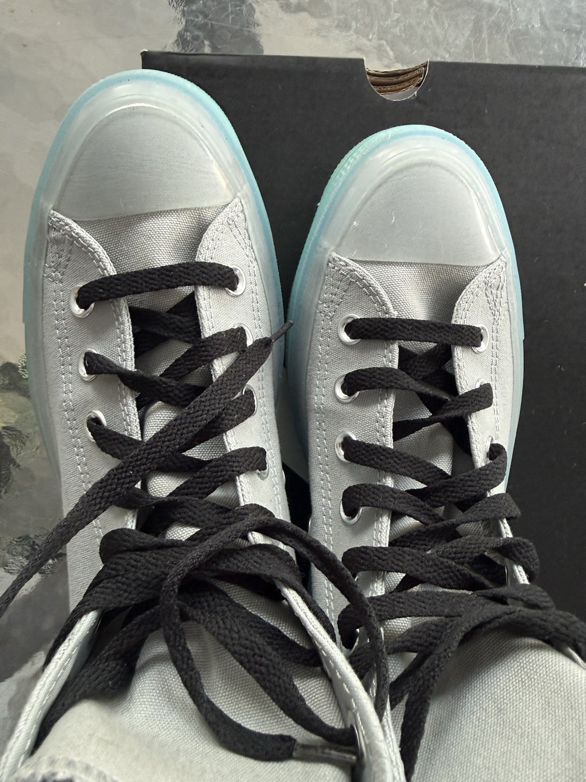 Converse Chuck Taylor All Star CX High Top Sneaker Ash Stone Aqua size 8 men