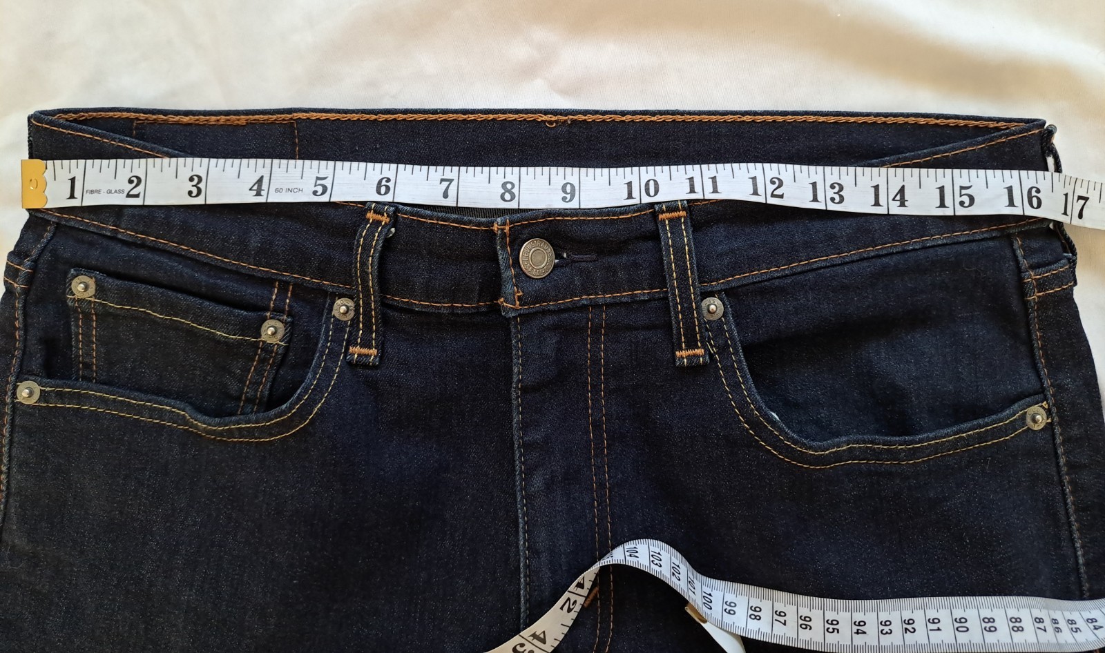 Levi’s 502 Men’s Regular Taper Jeans Blue W32 L30 (Actual 33×27.5)