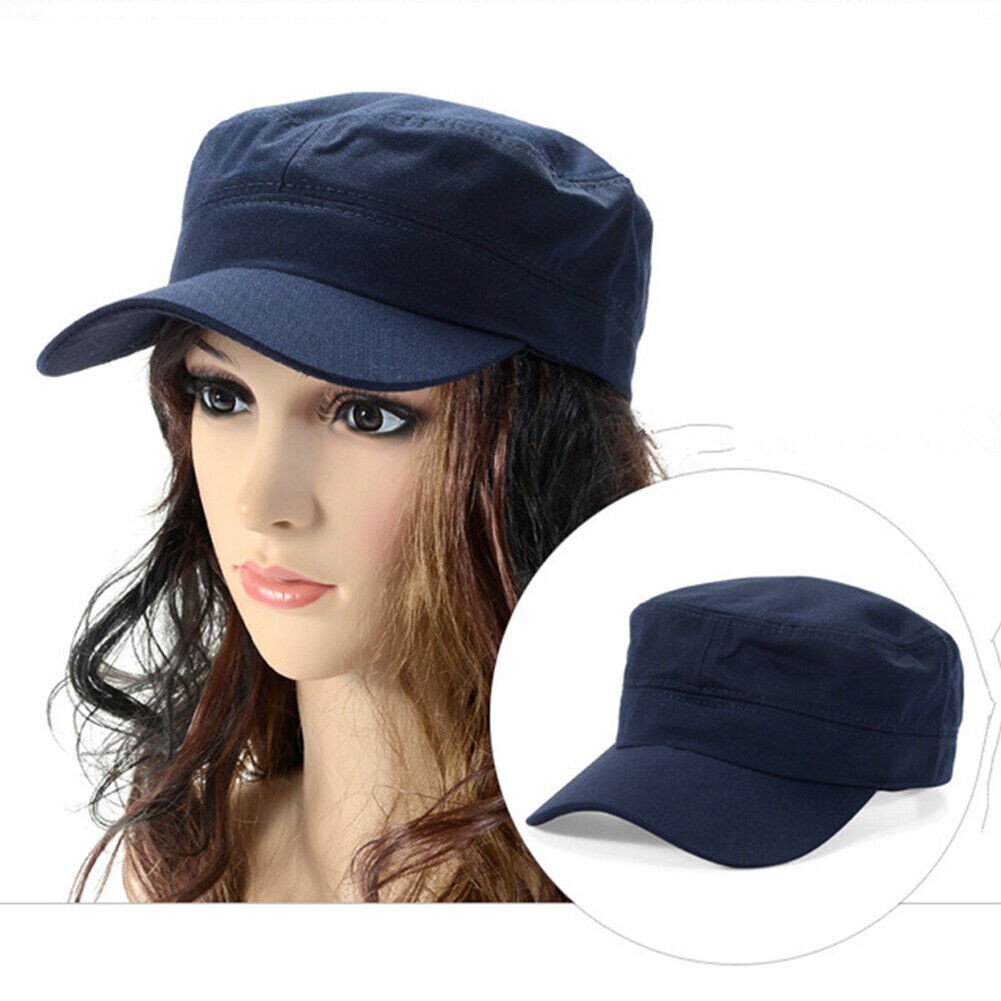Unisex Baseball Cap Breathable Flat Top Hat for Outdoor Sports, Casual & Formal