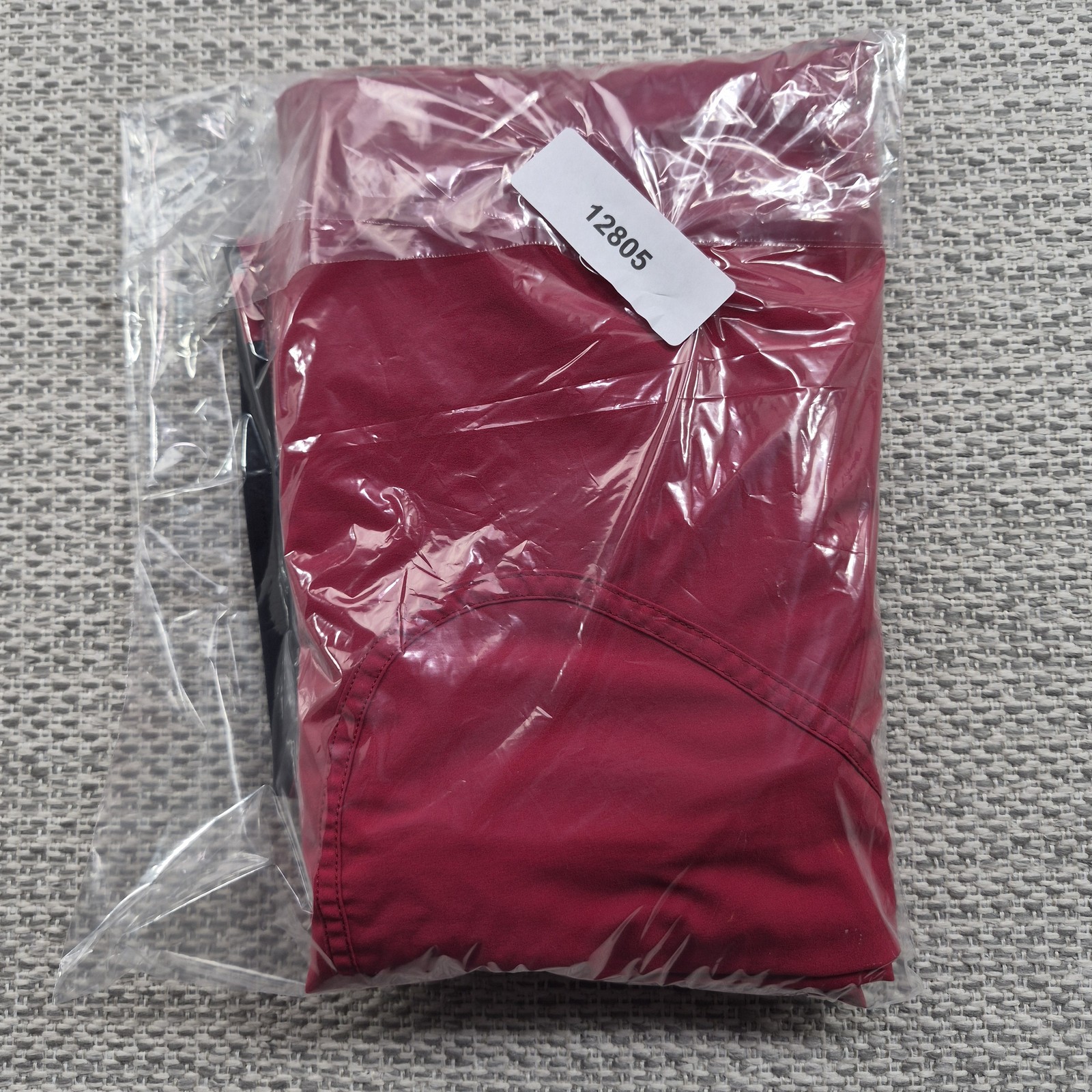 Paskho Pants Mens Large Red Travel Track Athletic Stretch Zip Pocket Hiking