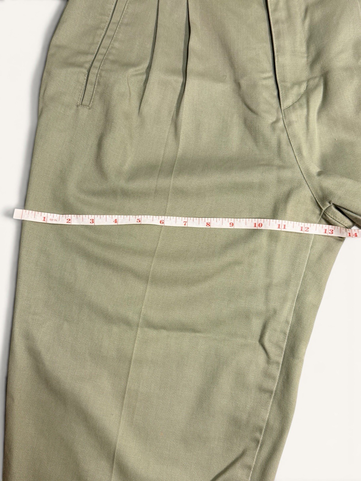 VTG 90s Northern Reflections Pleated Pants Womens Green Cotton Canada – 32W