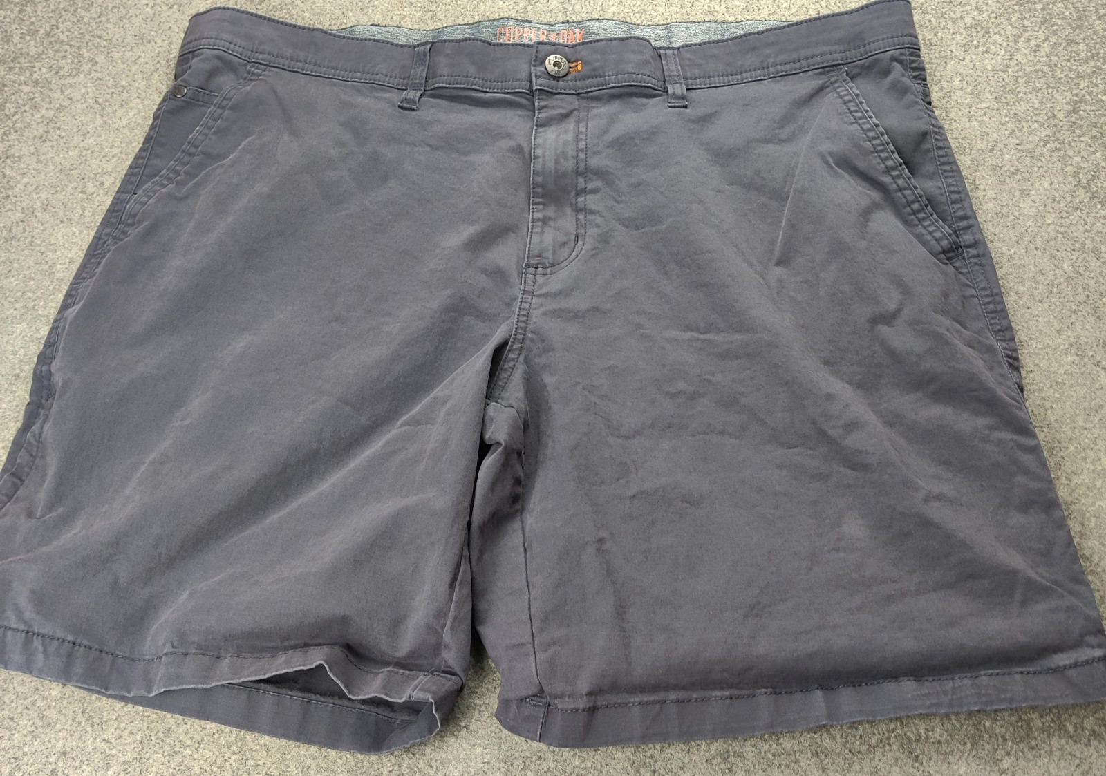 Copper And Oak Men Shorts 40 Navy Chino Casual Comfort Golf Outdoors Preppy