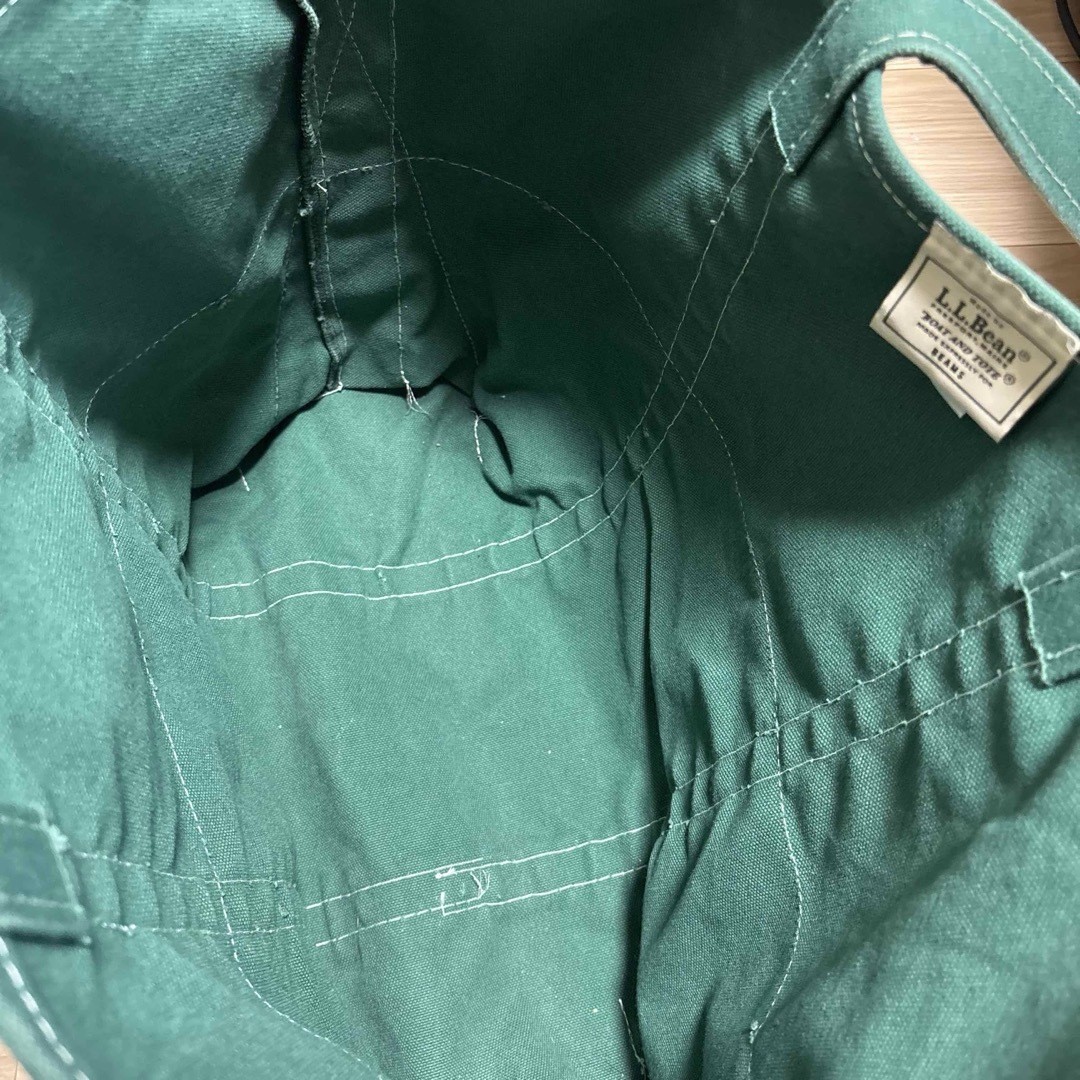 L.L.Bean Beams Limited Edition Tote Bag Large Green Used No Refund