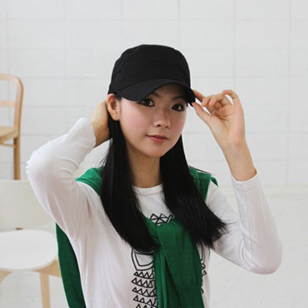 Unisex Baseball Cap Breathable Flat Top Hat for Outdoor Sports, Casual & Formal
