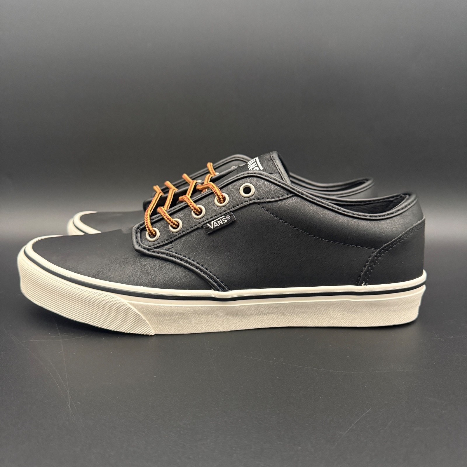 Vans Men’s Atwood Black/Marshmallow Skate MEN Shoes VN0A327L68X