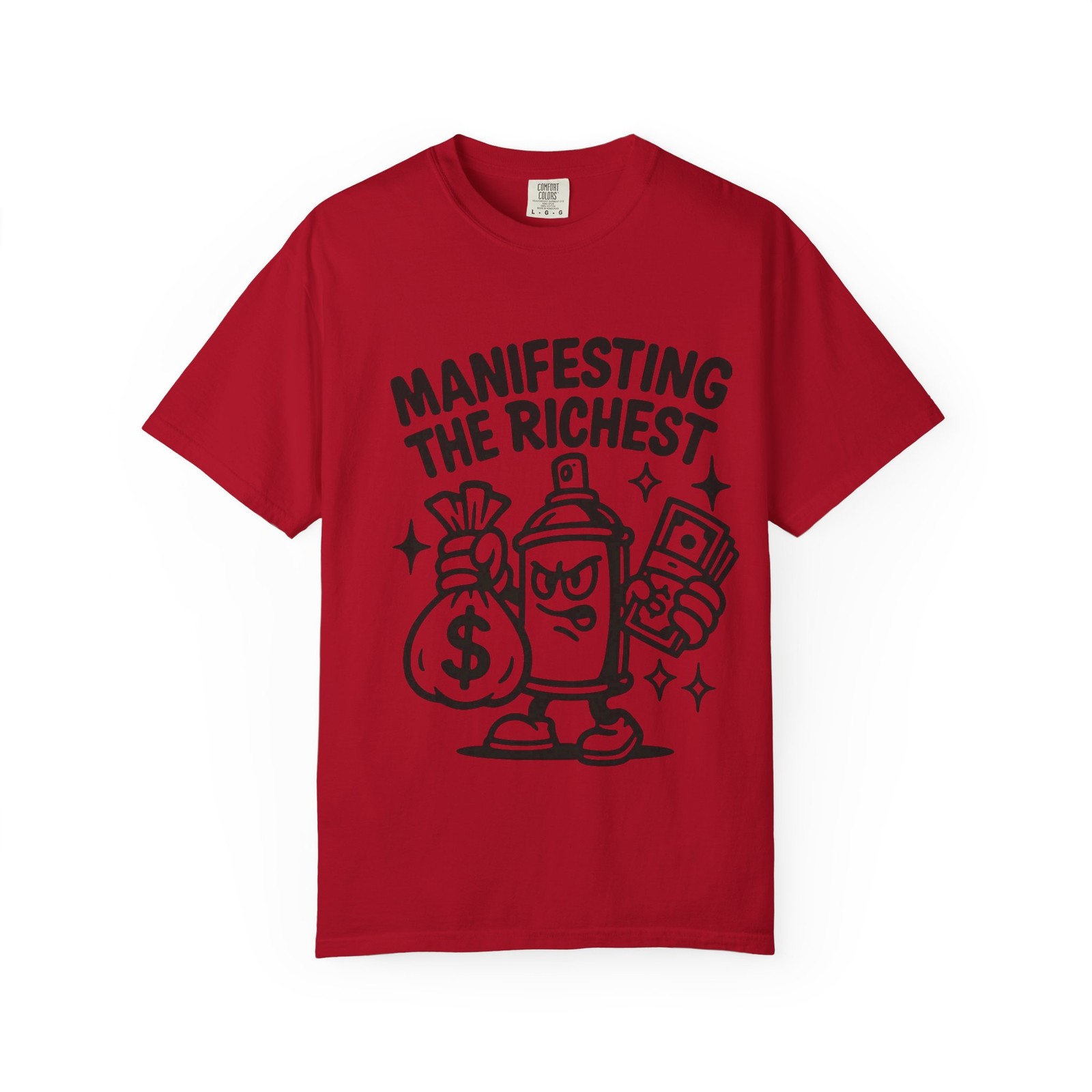 Manifesting the Richest Unisex Garment-Dyed Tee, Trendy