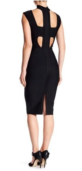 Dalia MacPhee 157825 Women’s Cutout Choker Bodycon Dress Black Sz. Medium