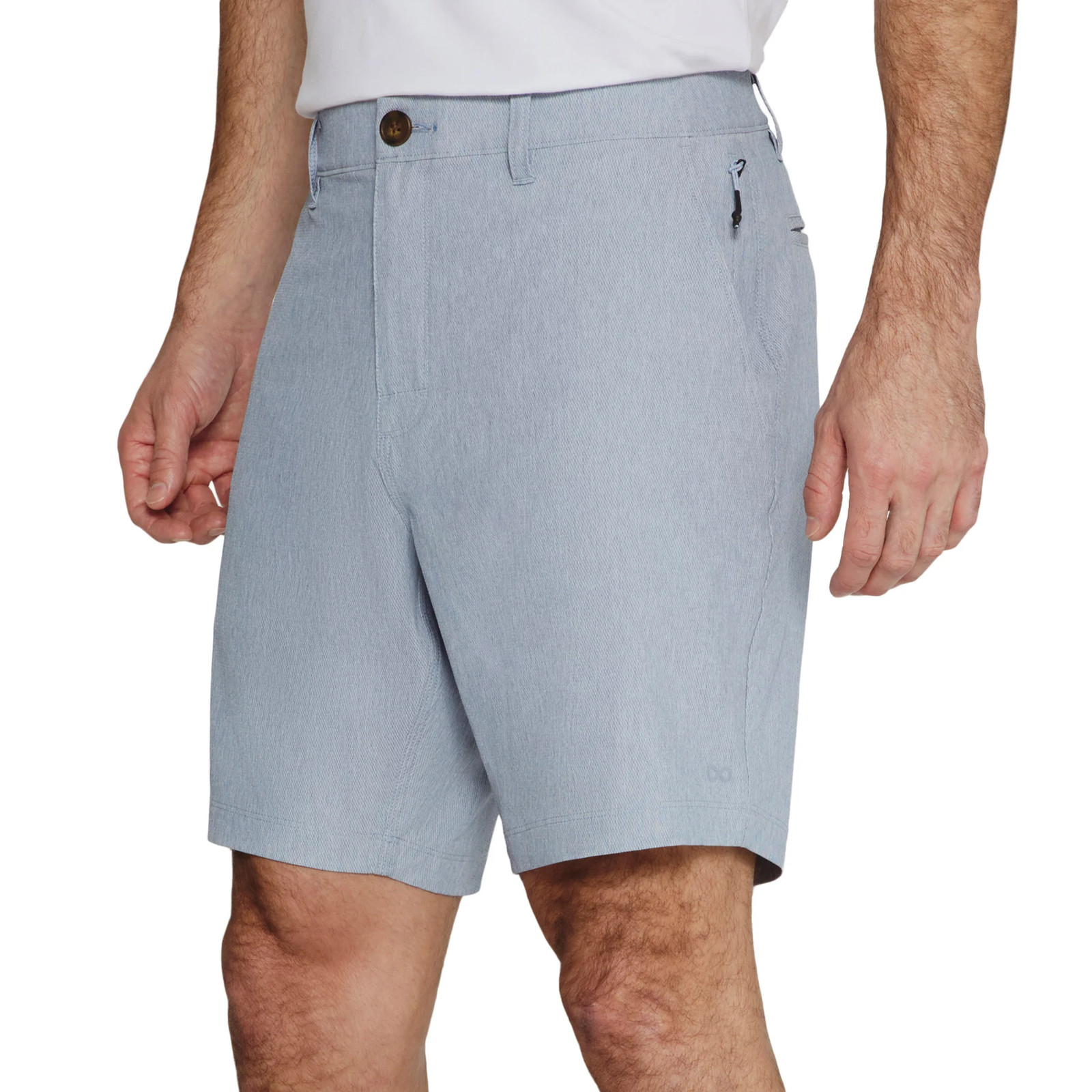 Infinity Men’s Hybrid Stretch Short 4-Way Stretch Straight Fit 8 in Inseam