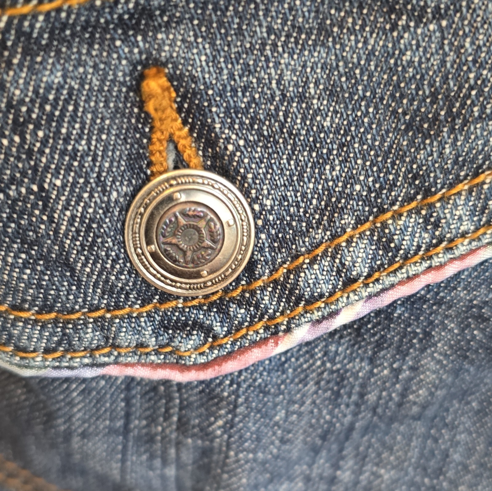 U.S. Polo Assn. Jeans Co Jean Jacket Womens Medium Trucker Blue Denim Pockets