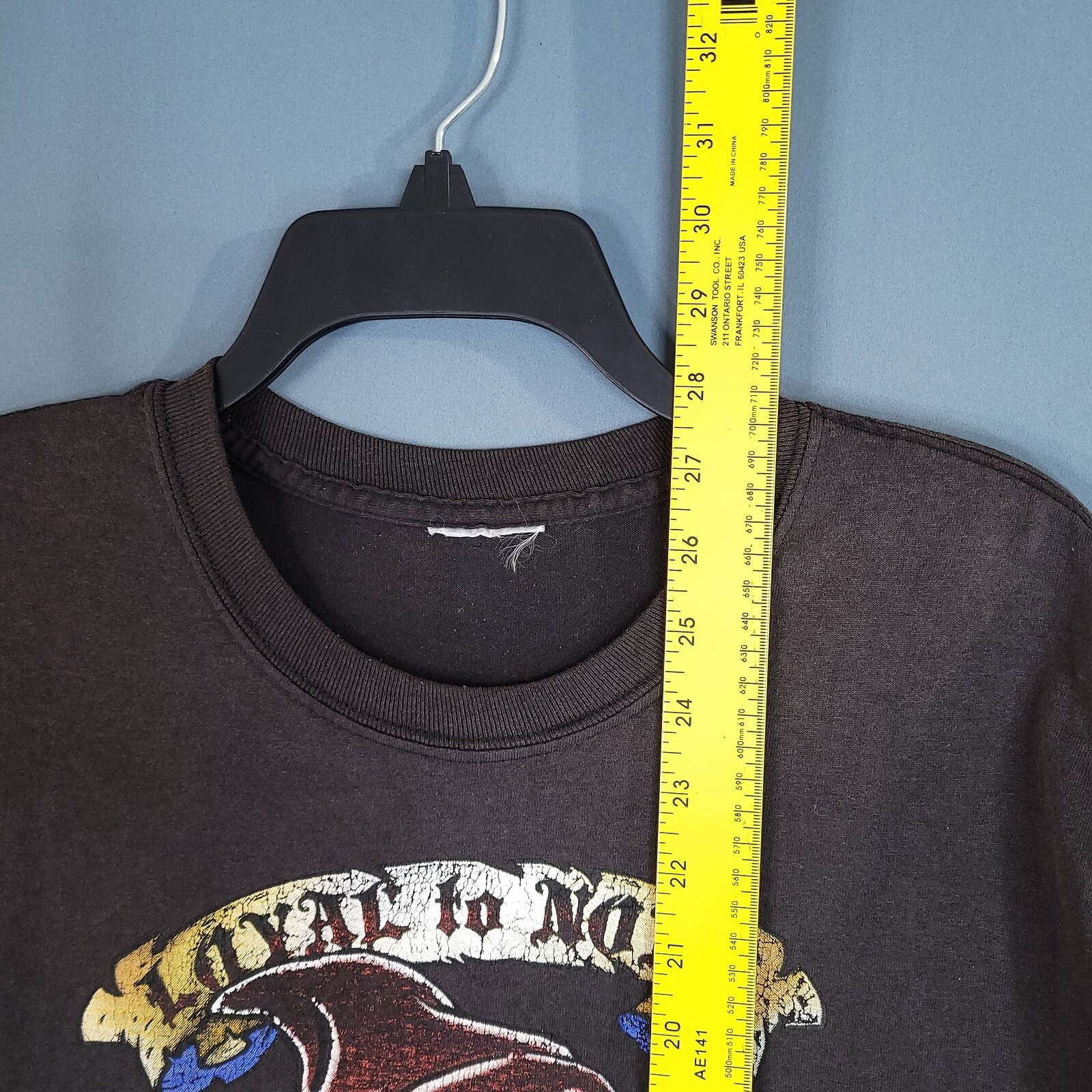 Men’s Loyal To None Pirate Short Sleeve Pullover T-Shirt Black Size XL