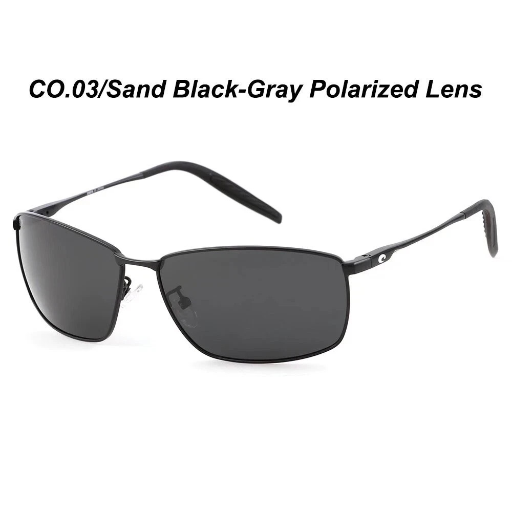 New in box Costa Turret Black/Grey 580p Polarized Sunglasses