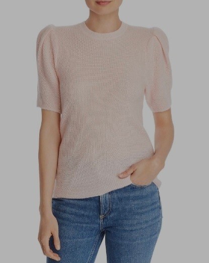 Minnie Rose Pink Cashmere Sweater Size XS