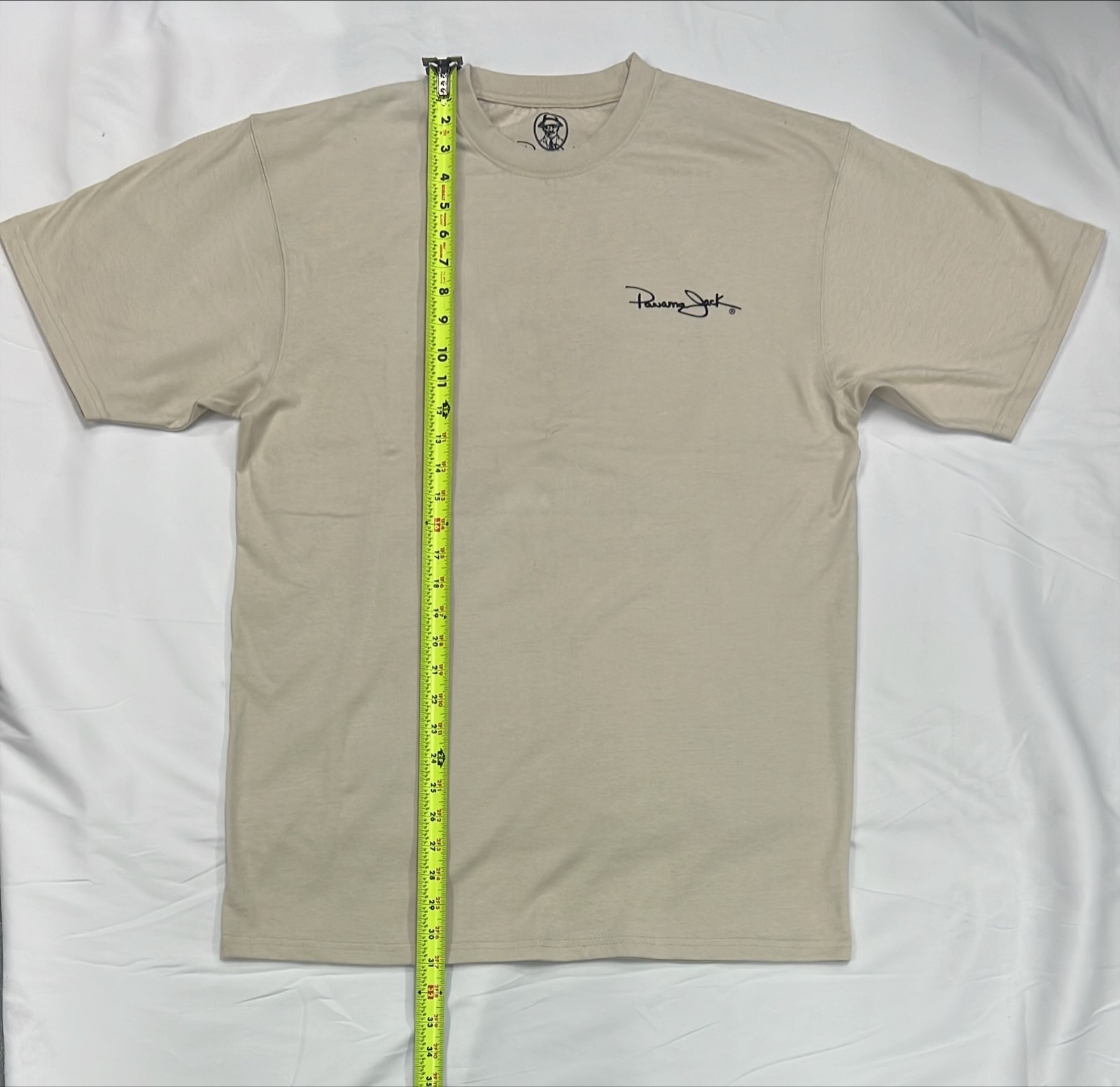 Panama Jack T-shirts, Size LG, Lot of 4,Cotton Blend Heavy Weight Unisex Khaki