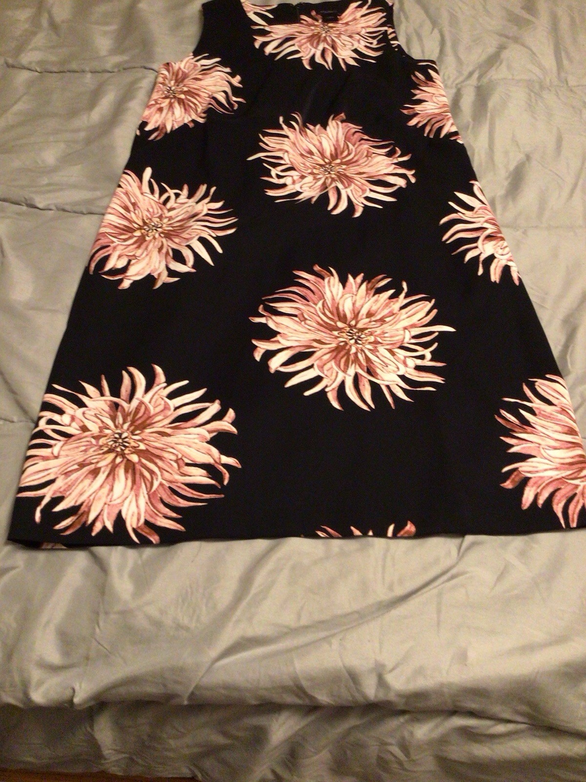 Ann Taylor Factory Women’s Sleeveless Dress Sz 2 NWT Black Floral Print