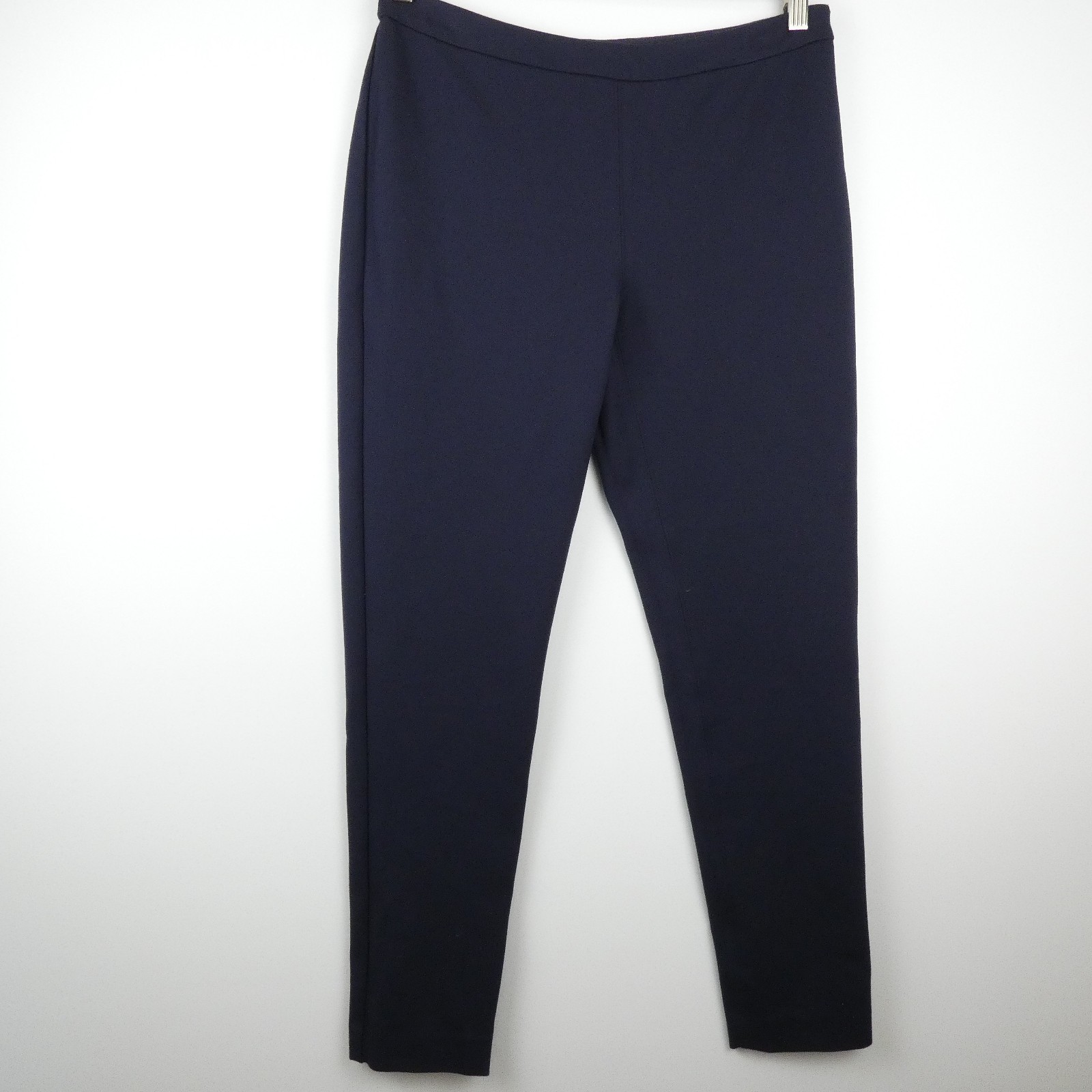Pendleton Pants Womens 6 Navy Blue Stretch Side Zip Minimalist Ankle Skinny