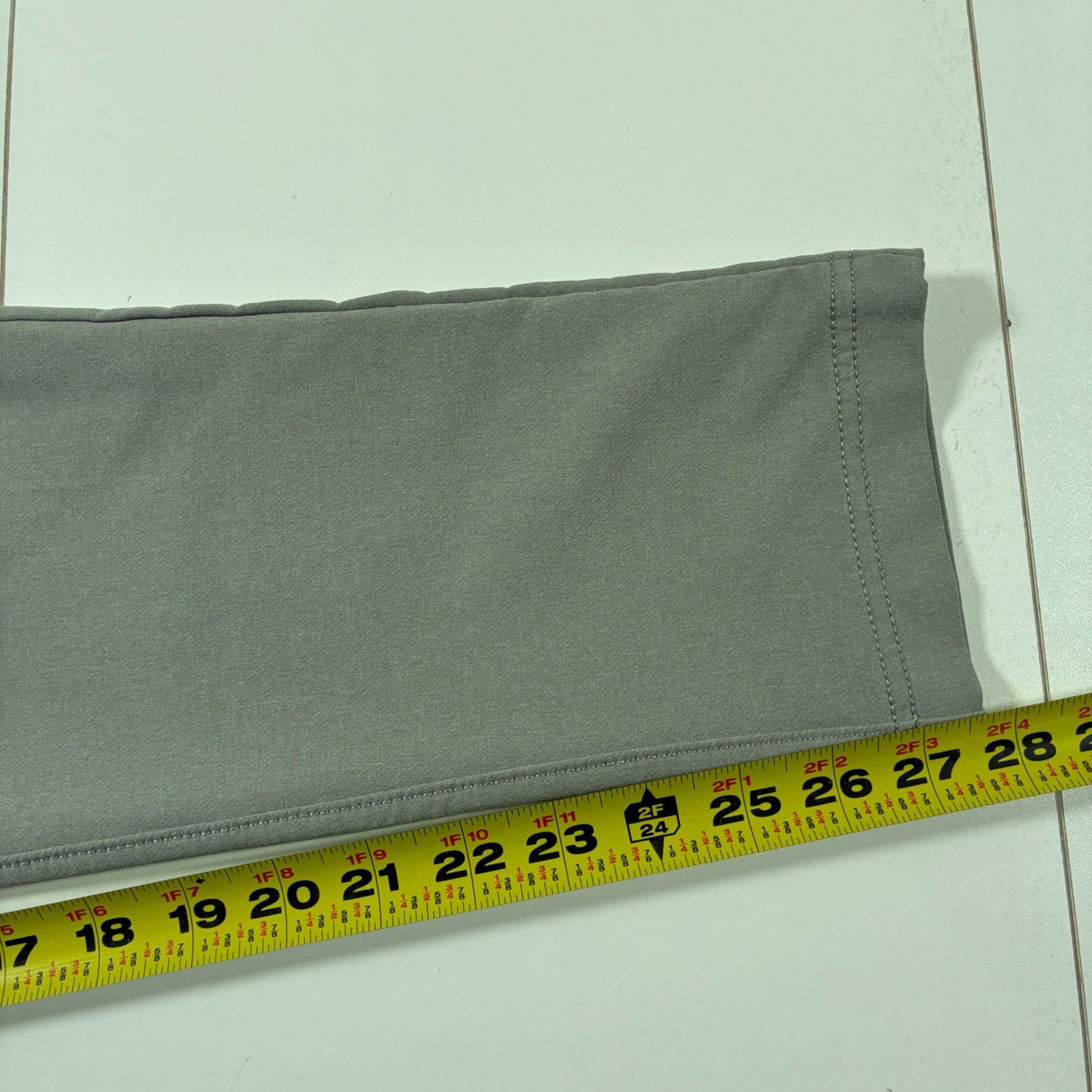 Public Rec Gamechanger Pants 30×28 Gray 5-Pocket Performance Stretch (Tag 30×30)