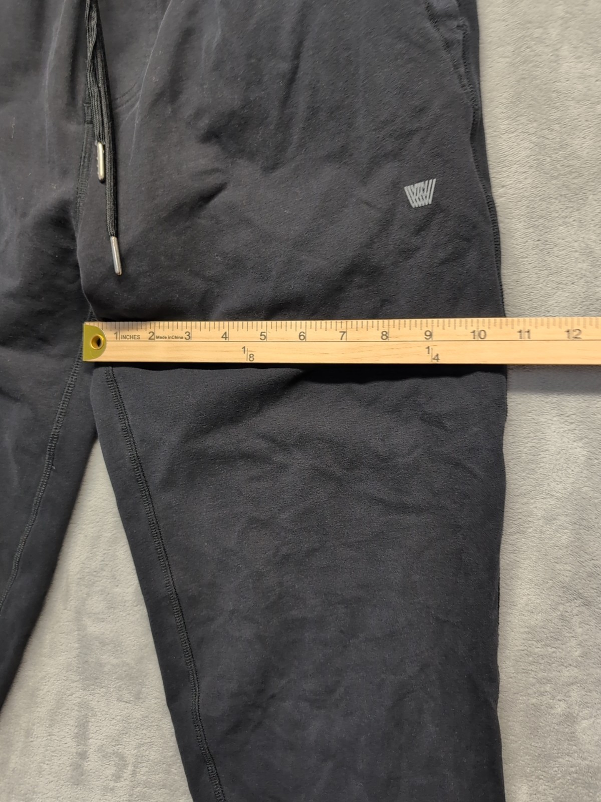 Mack Weldon Jogger Pants Mens Large Black Tapered Drawstring Daily Wear Gym Fit