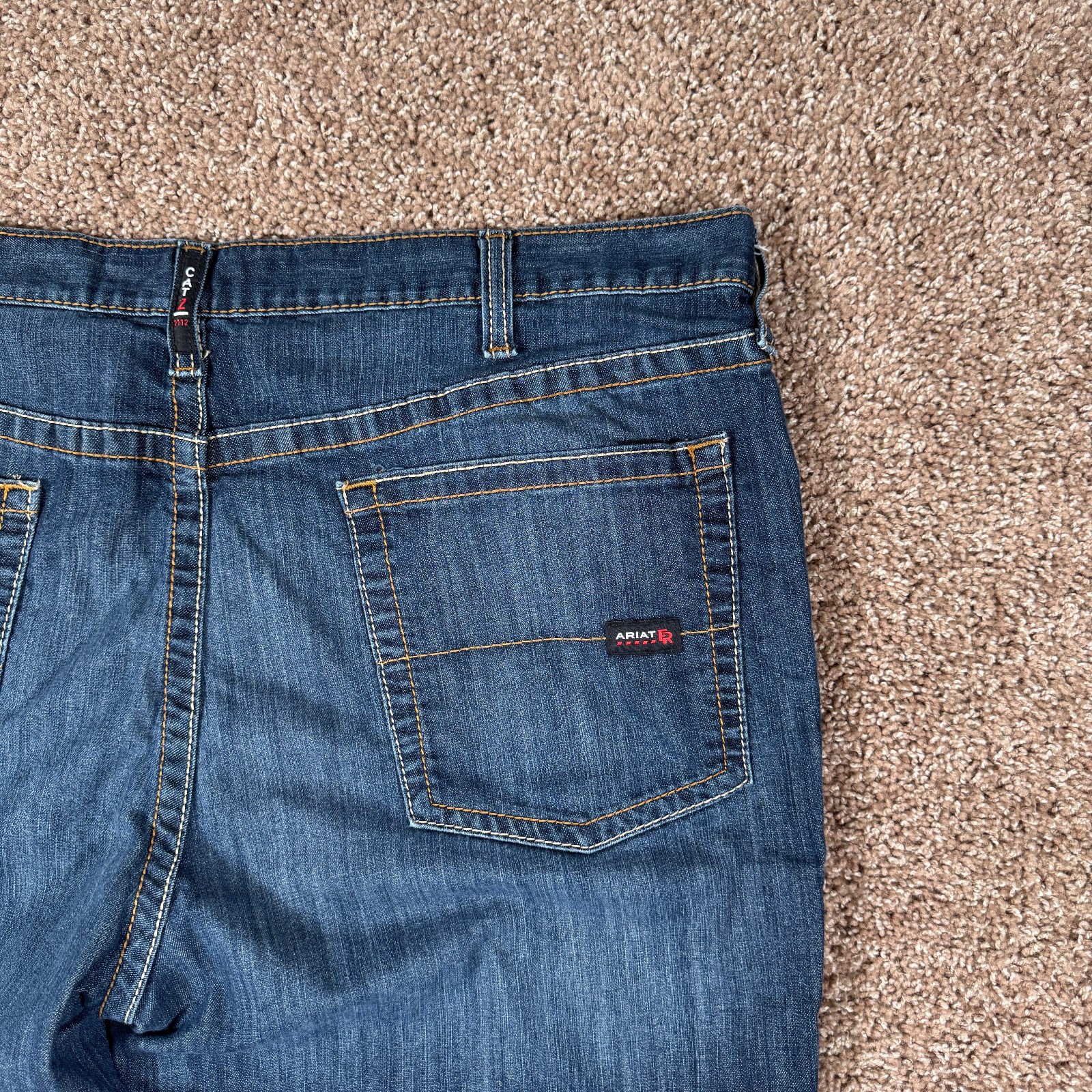Ariat FR M4 Relaxed Boot Cut Denim Jeans Work Pants Men’s 48×30 Flame Resistance