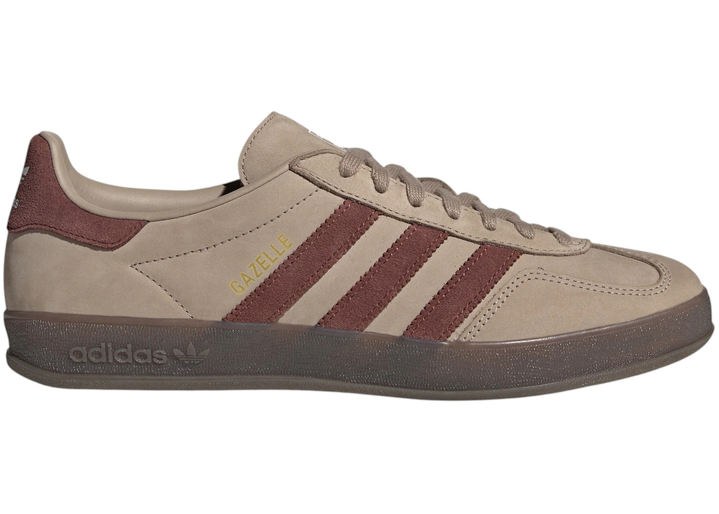 Size 9.5 – adidas Gazelle Indoor Trace Brown (NO BOX) JQ8387