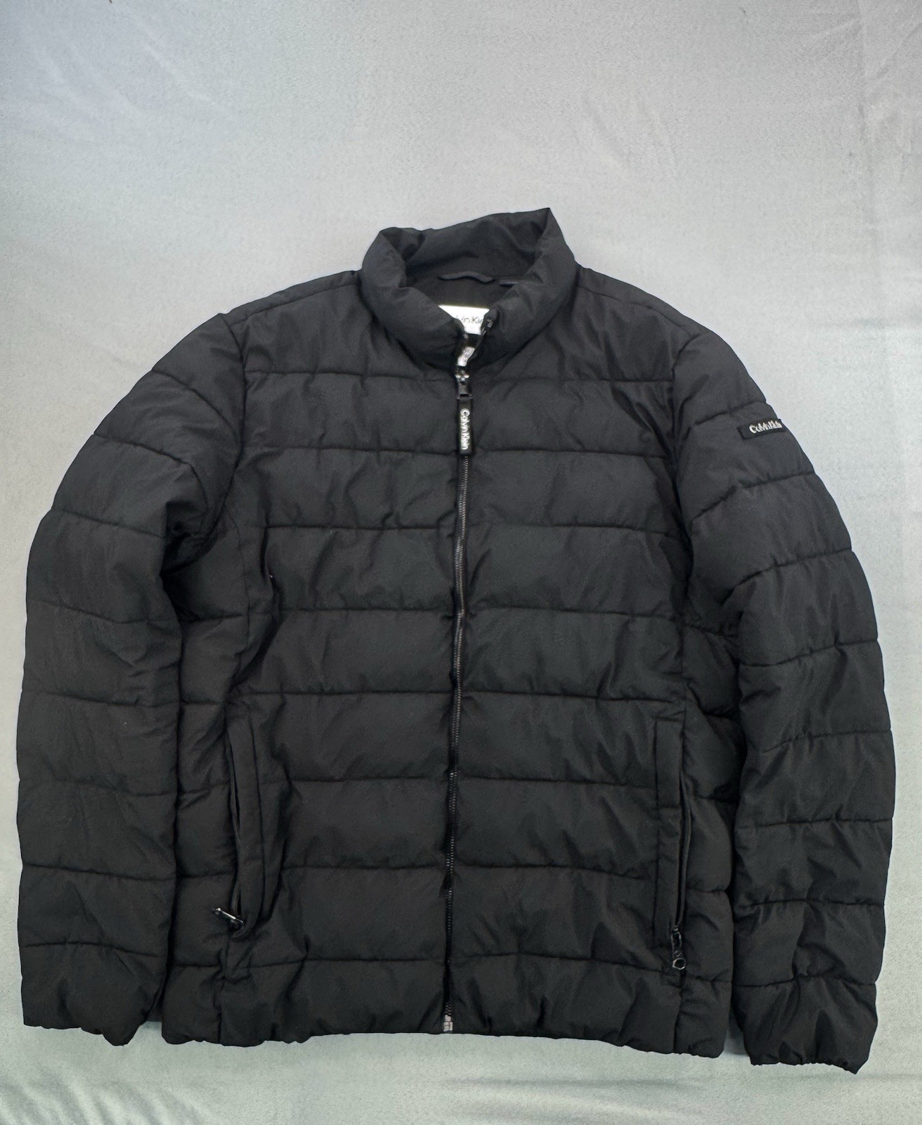 CALVIN KLEIN Men’s Size Medium Infinite Stretch Puffer Jacket Sorona Aura