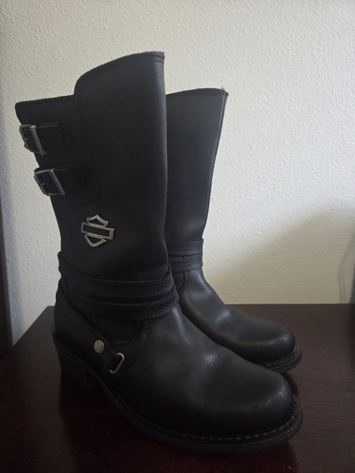 Harley-Davidson Women’s Kayleigh Leather Boots – Size 8M – Worn twice