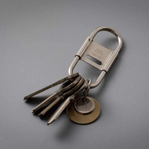 Candy Design & Works DELTA Brass/Chrome Keyring Carabiner Hand Made in Japan