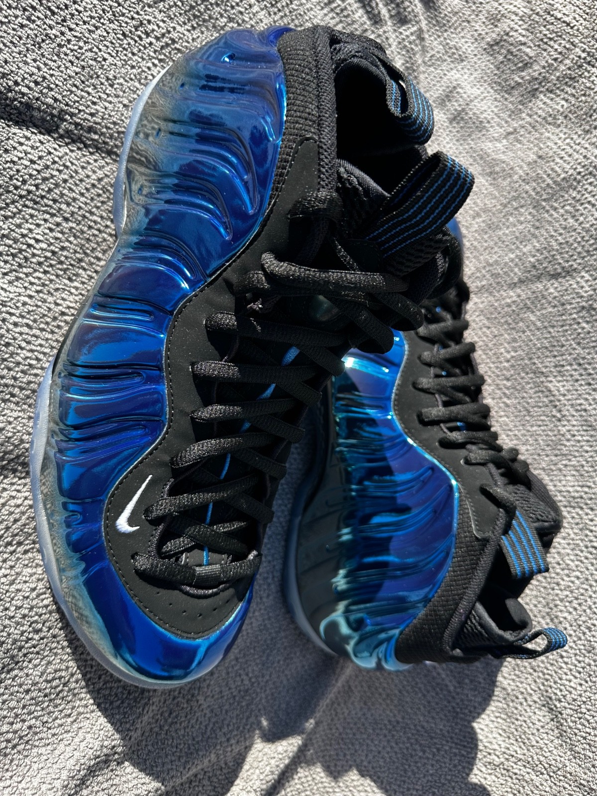 Size 11 – Nike Air Foamposite One Premium Blue Mirror -DS- 575420-008