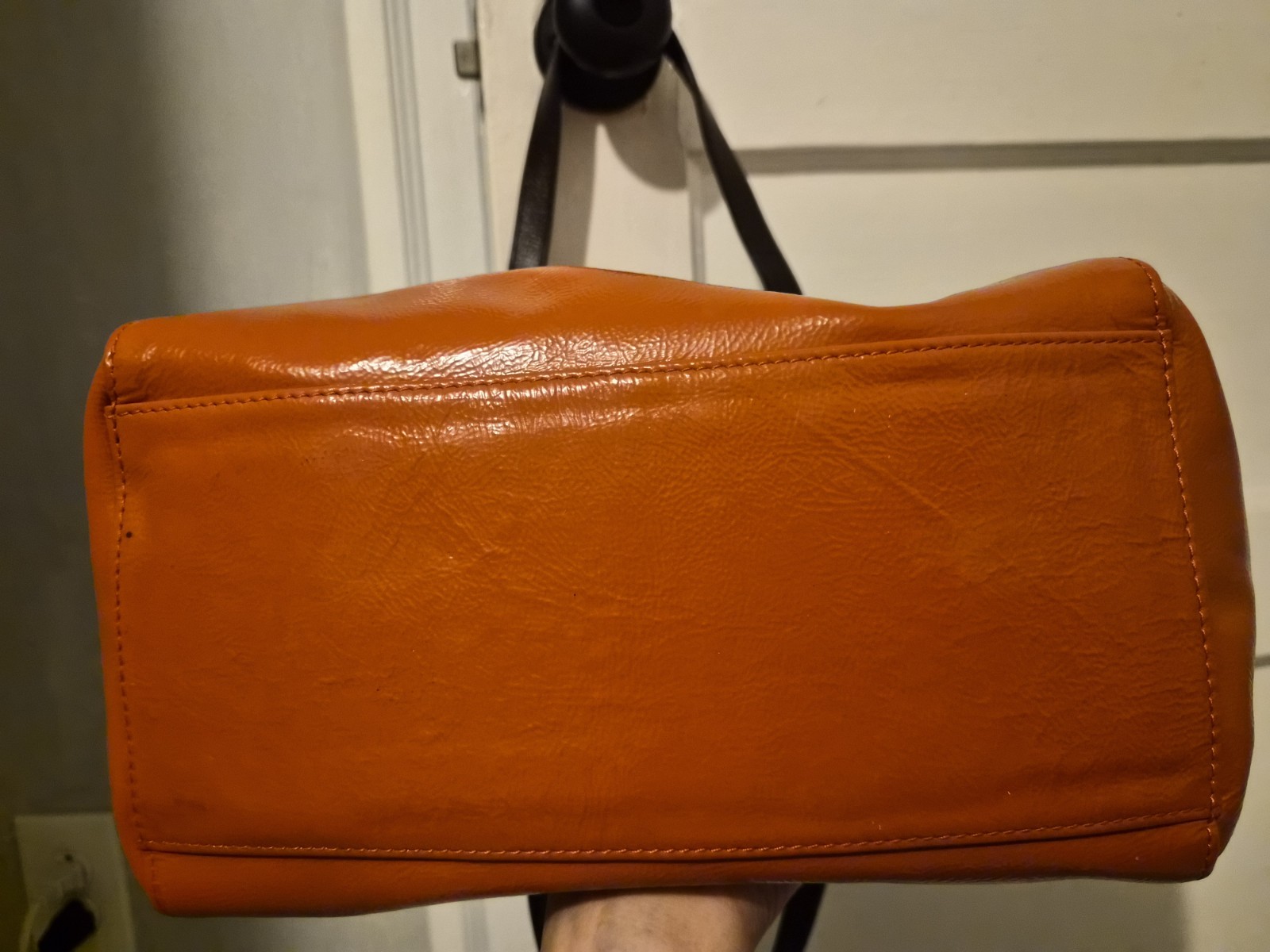 Braun Buffel Brown Pebbled Tote Double Handles Zip Top Gold Hardware Lined