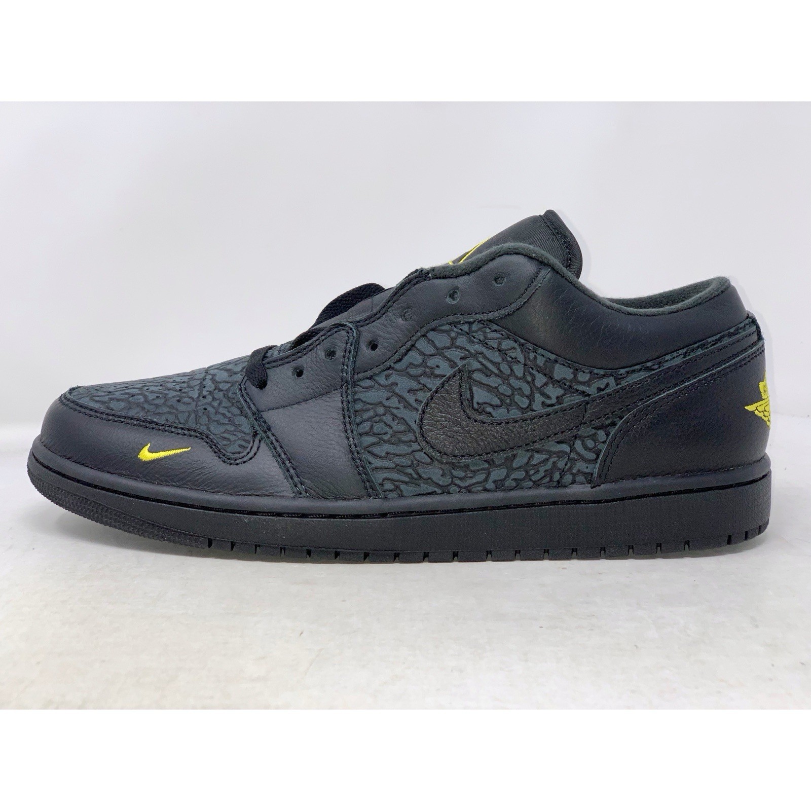 Air Jordan 1 Low ‘Batman’ Black Cement Sneakers, Size 10 BNIB IM6568-010