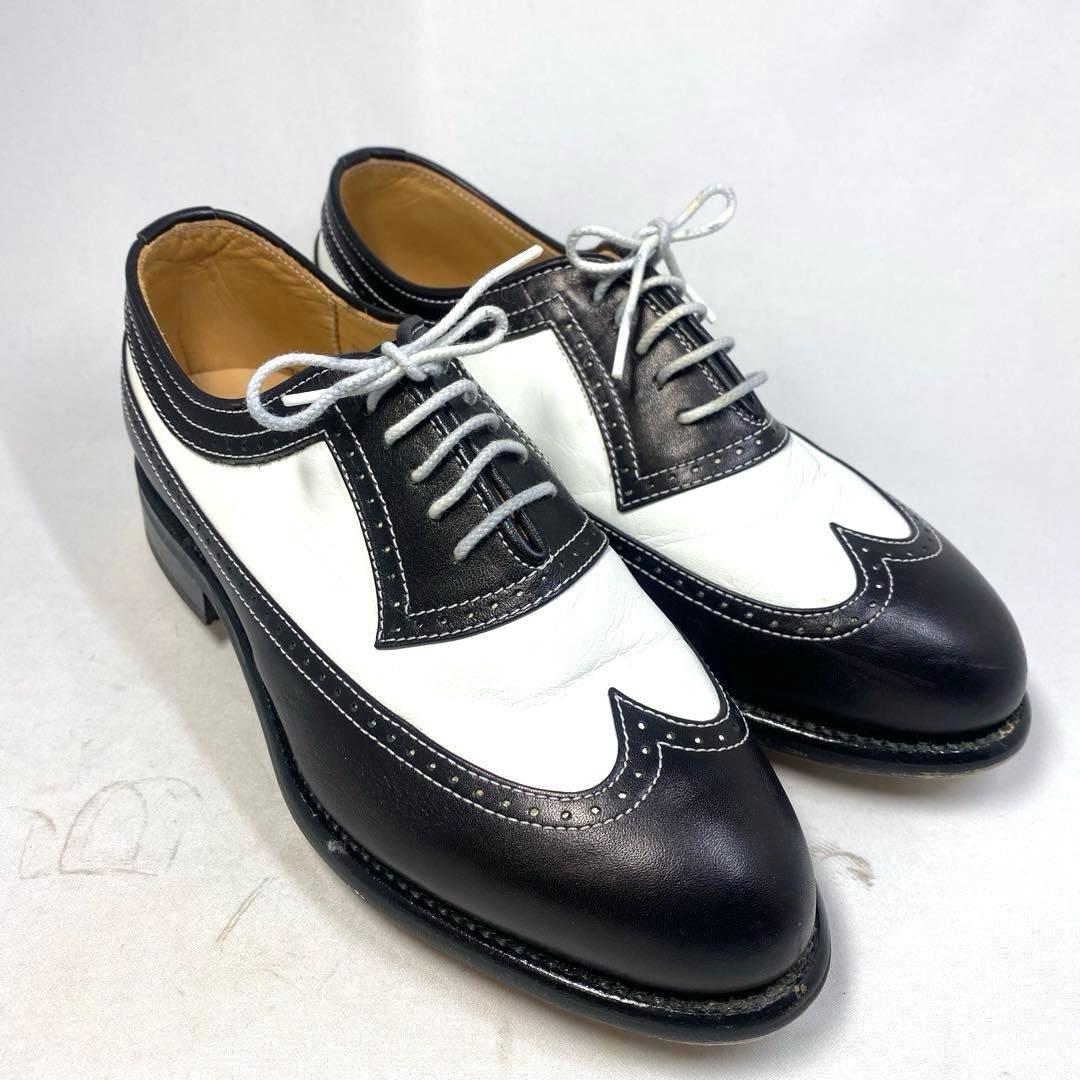 Women 7.0US BALENCIAGA Size Notation 24Cm Golf Shoes Wing Tip Limited Edition VH