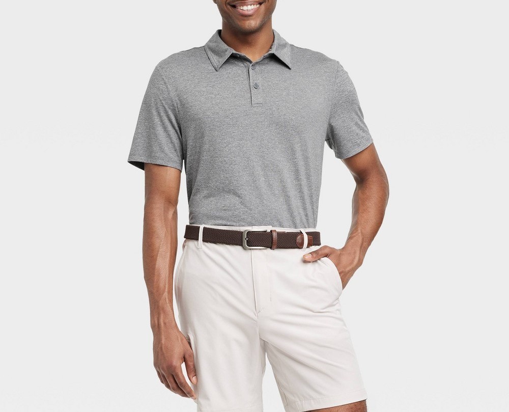 Jersey Polo Shirt All in Motion Wicking Stretch No Roll Collar COLOR CHOICES