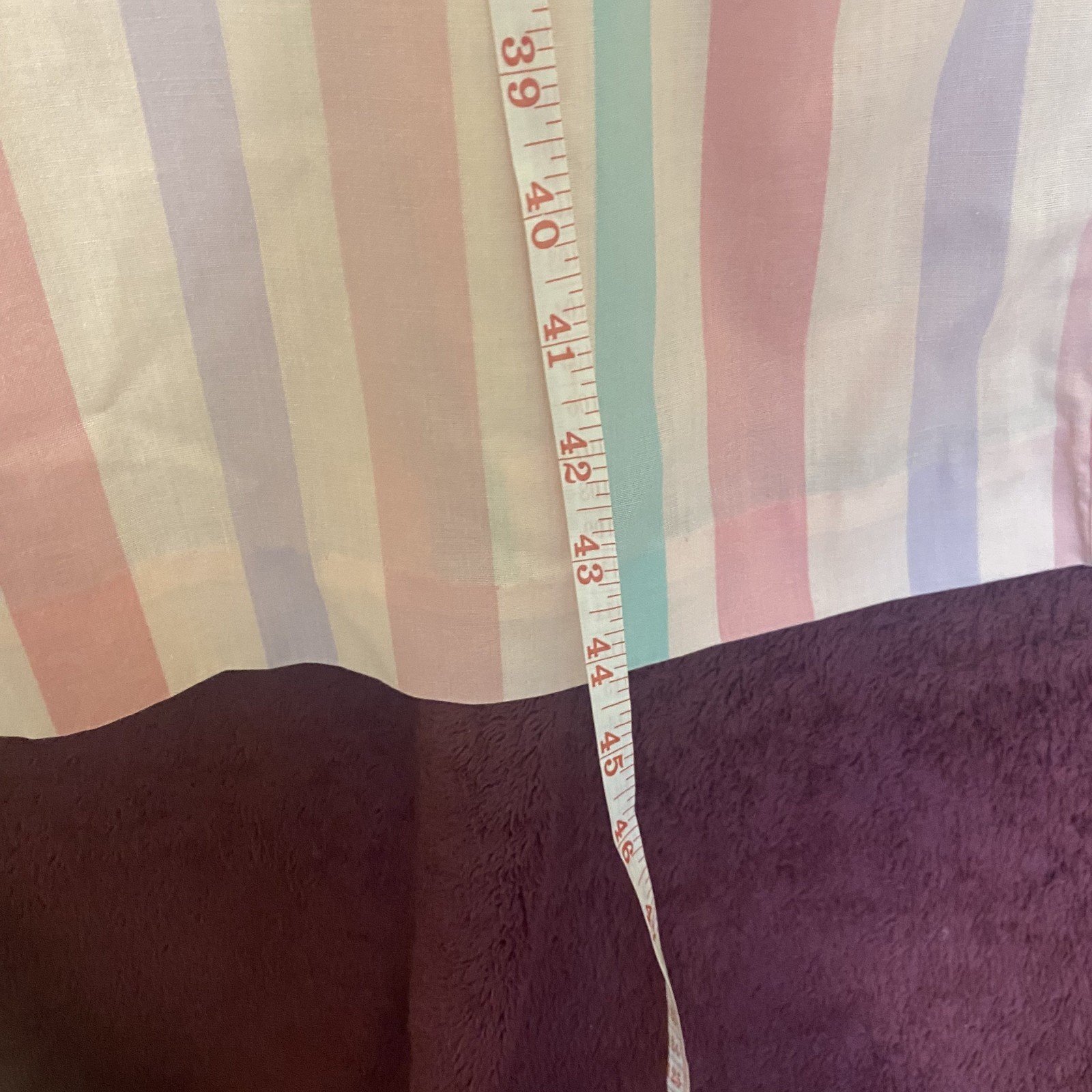 Vintage Models Coat by Neiman Marcus Nightgown Pastel Stripes