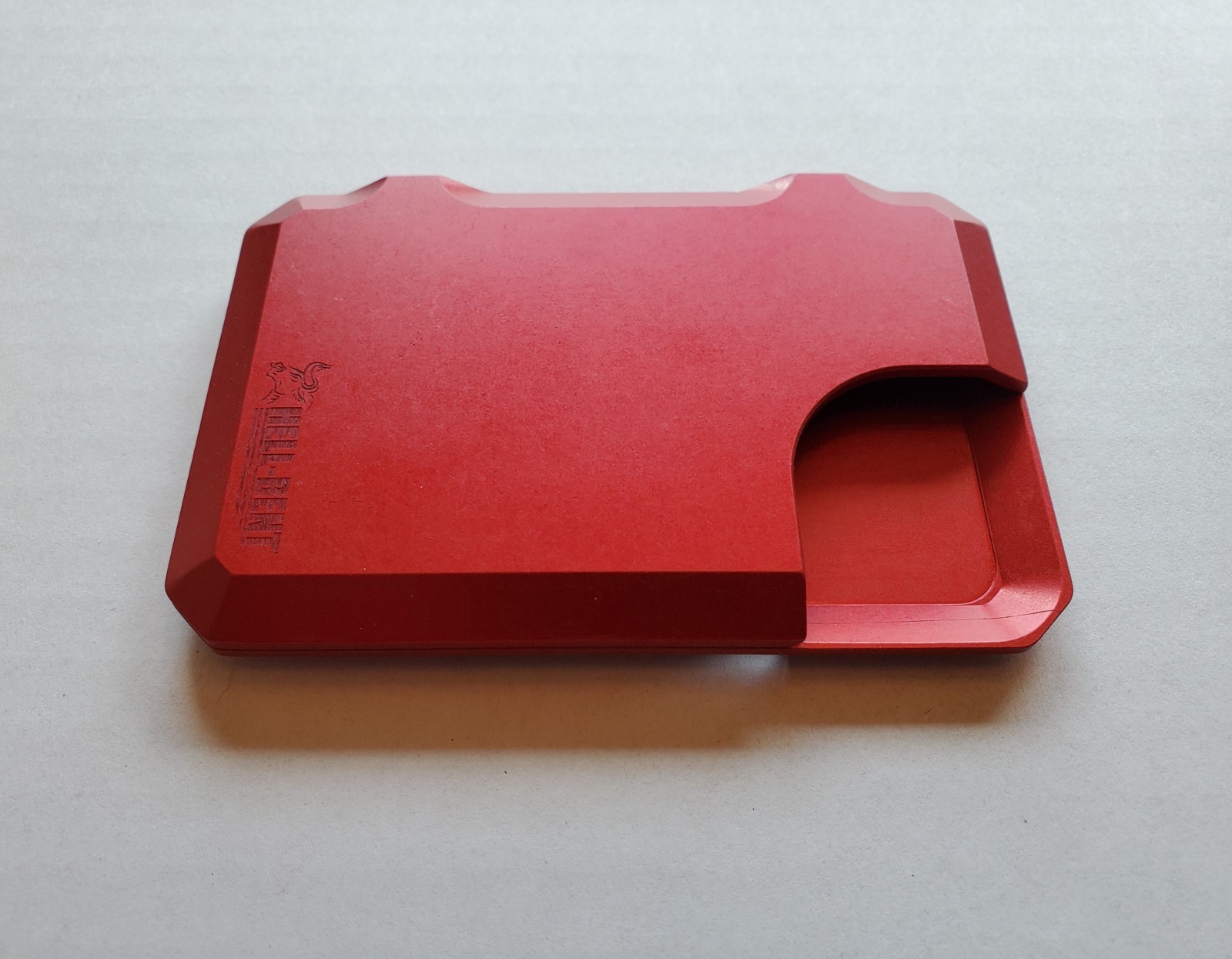 Hell Bent Holsters Red 3.0 Aluminum Combat Wallet RFID + Carbon Fiber Money Clip