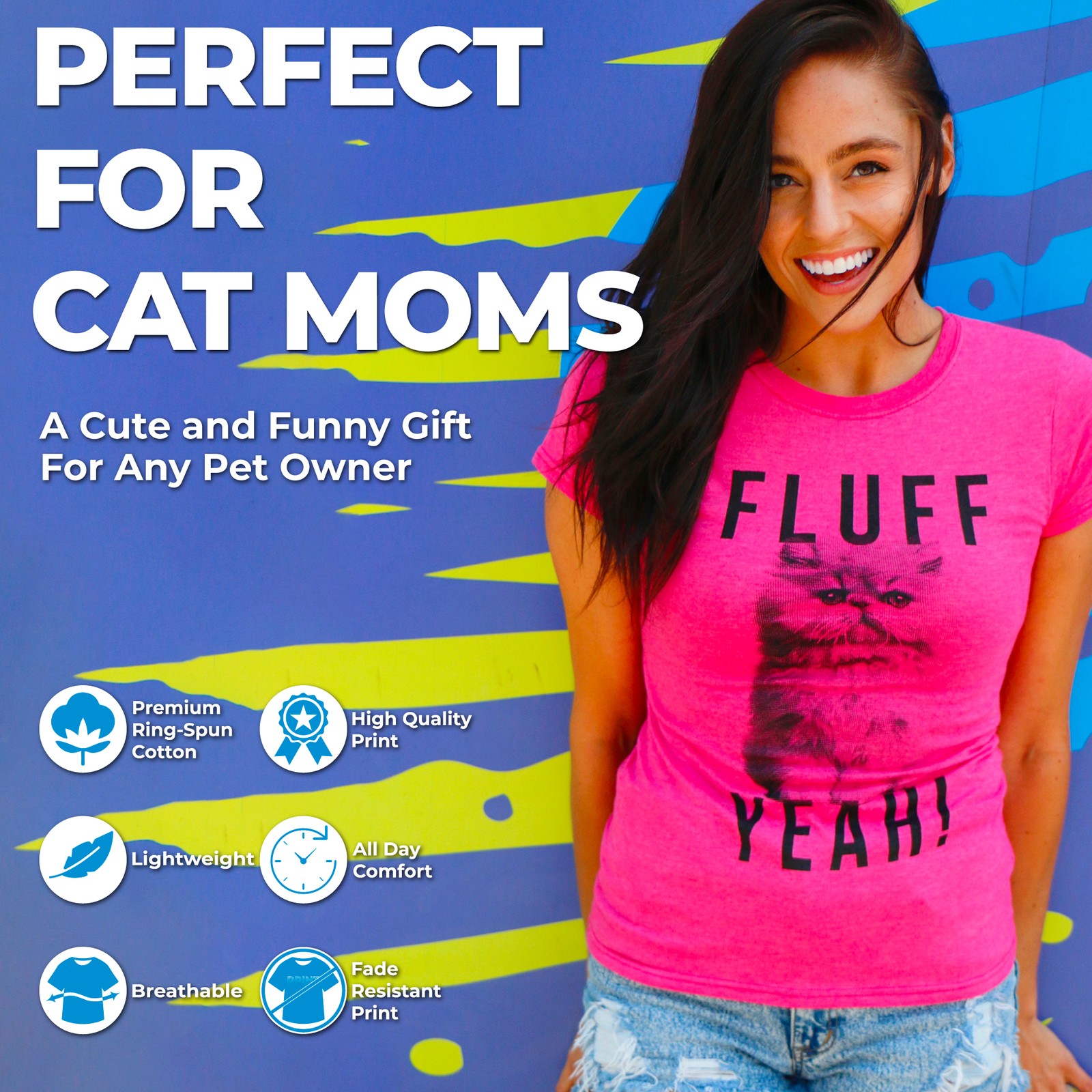 Womens Funny T Shirts My Spirit Animal Is A Purrmaid Sarcastic Kitten Graphic