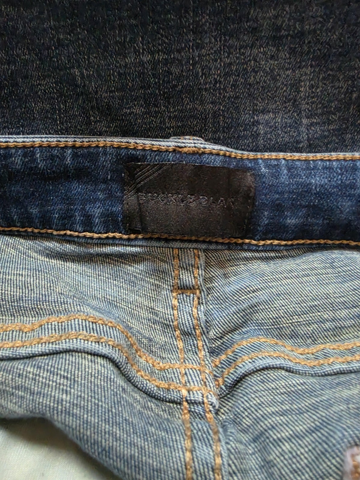 Women’s Buckle Silver Bootcut Stretch Denim Jeans 33×32