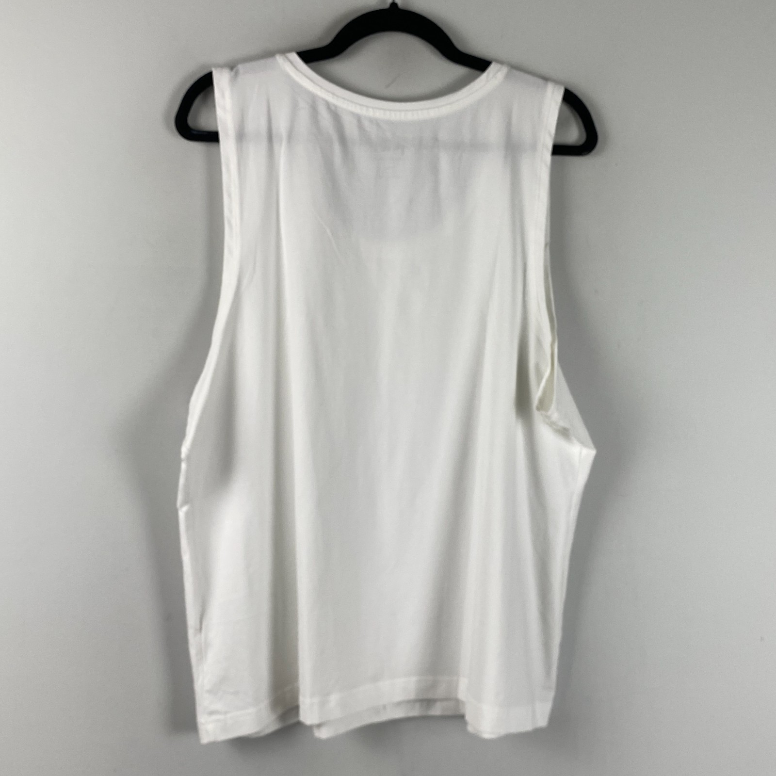 PACT Tank Top Size XXL White Organic Cotton Stretch