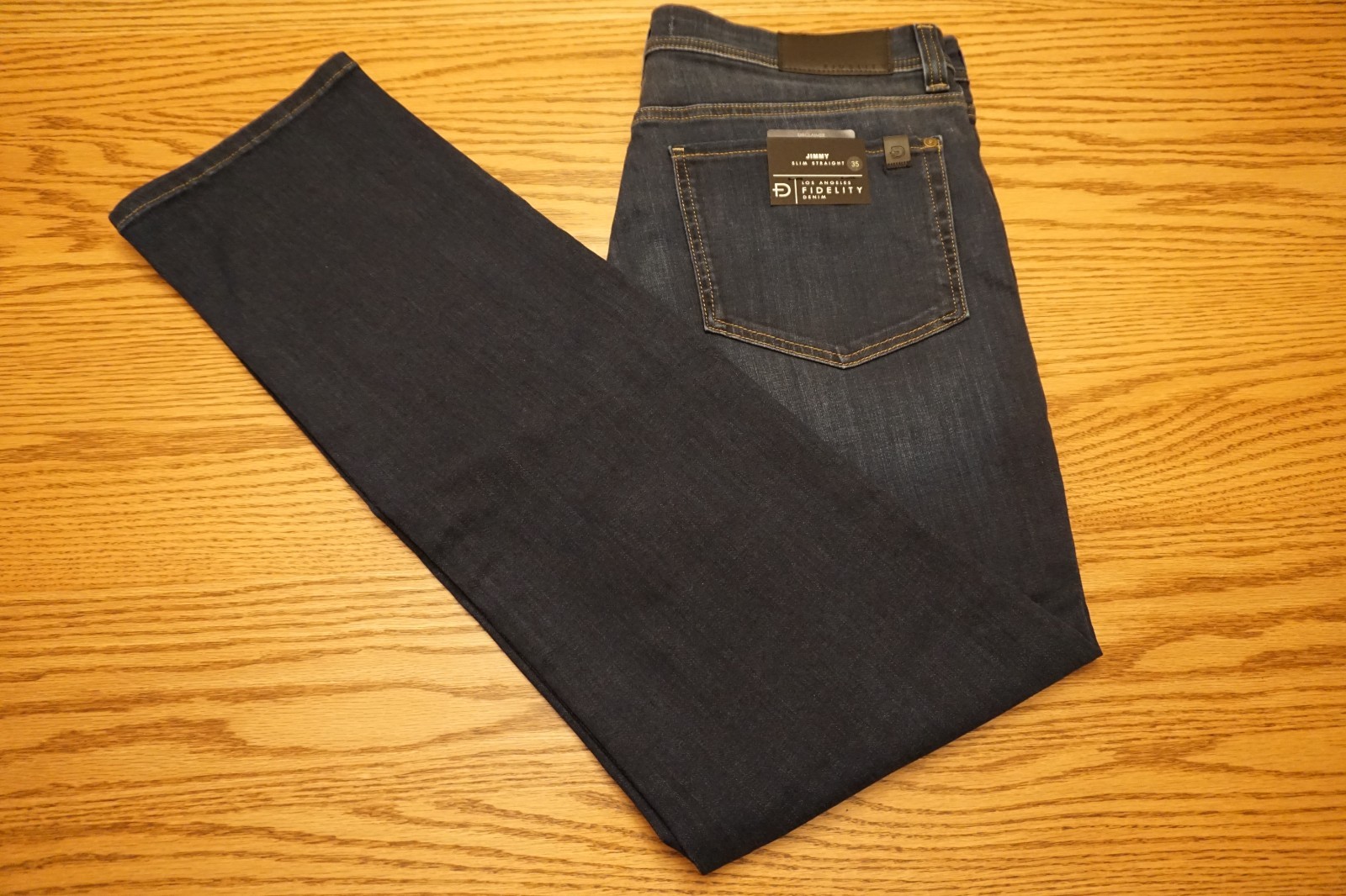 NWT MEN’S FIDELITY DENIM JEANS Multiple Sizes Jimmy Slim Straight Louie Blue