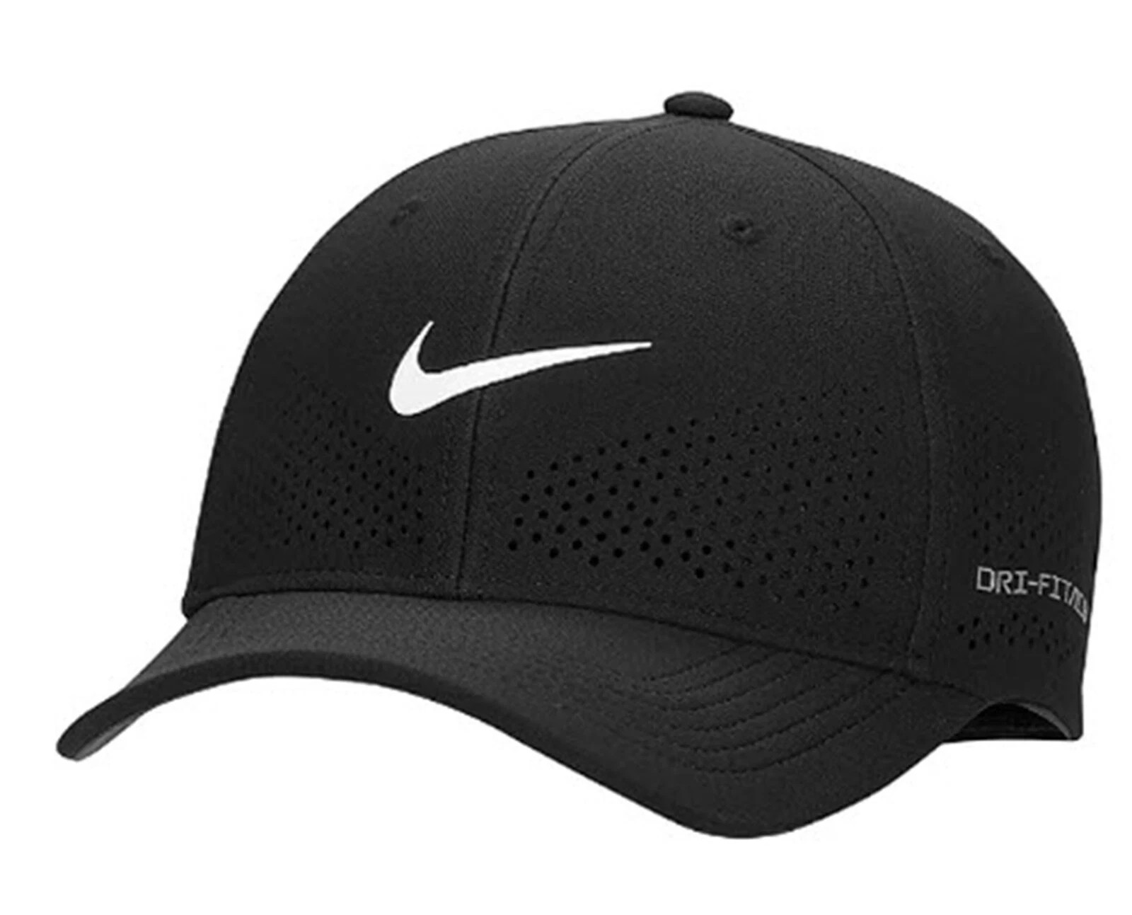 Nike Dri-FIT ADV Rise Structure Swoosh Flex Cap Unisex Black M/L L/XL FB5633-010