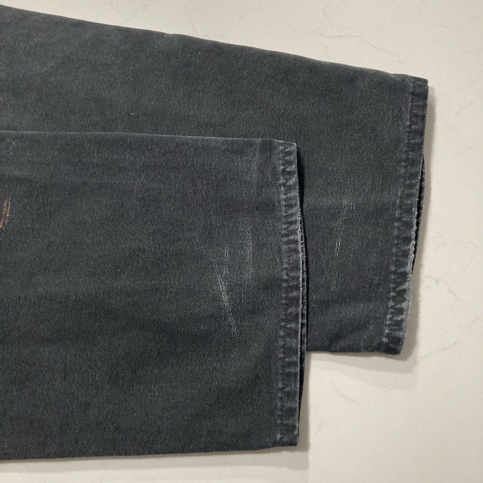 Carhartt B01 BLK Double Knee Work Pants Mens 40×32 (Fits 38×30) Distressed