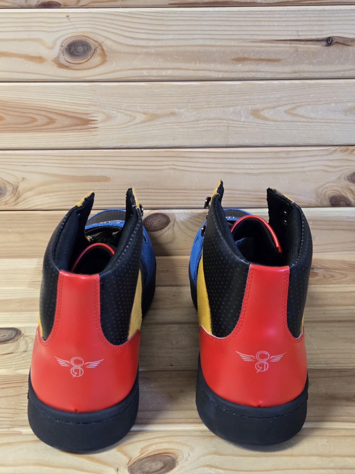 Size 10.5 – Creative Recreation Cesario Lux Men’s Shoes Black Red Gold