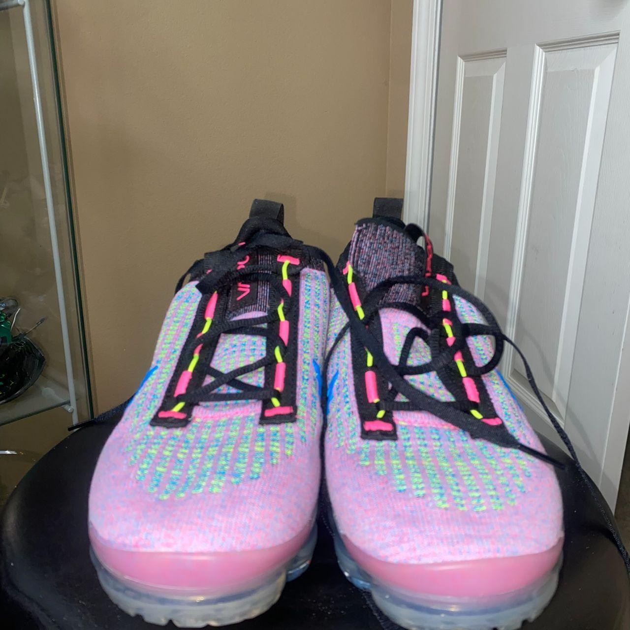 Nike Air Vapormax 2021 Flyknit Next Nature Pink Blast Men Sz 8 Women Sz 9.5