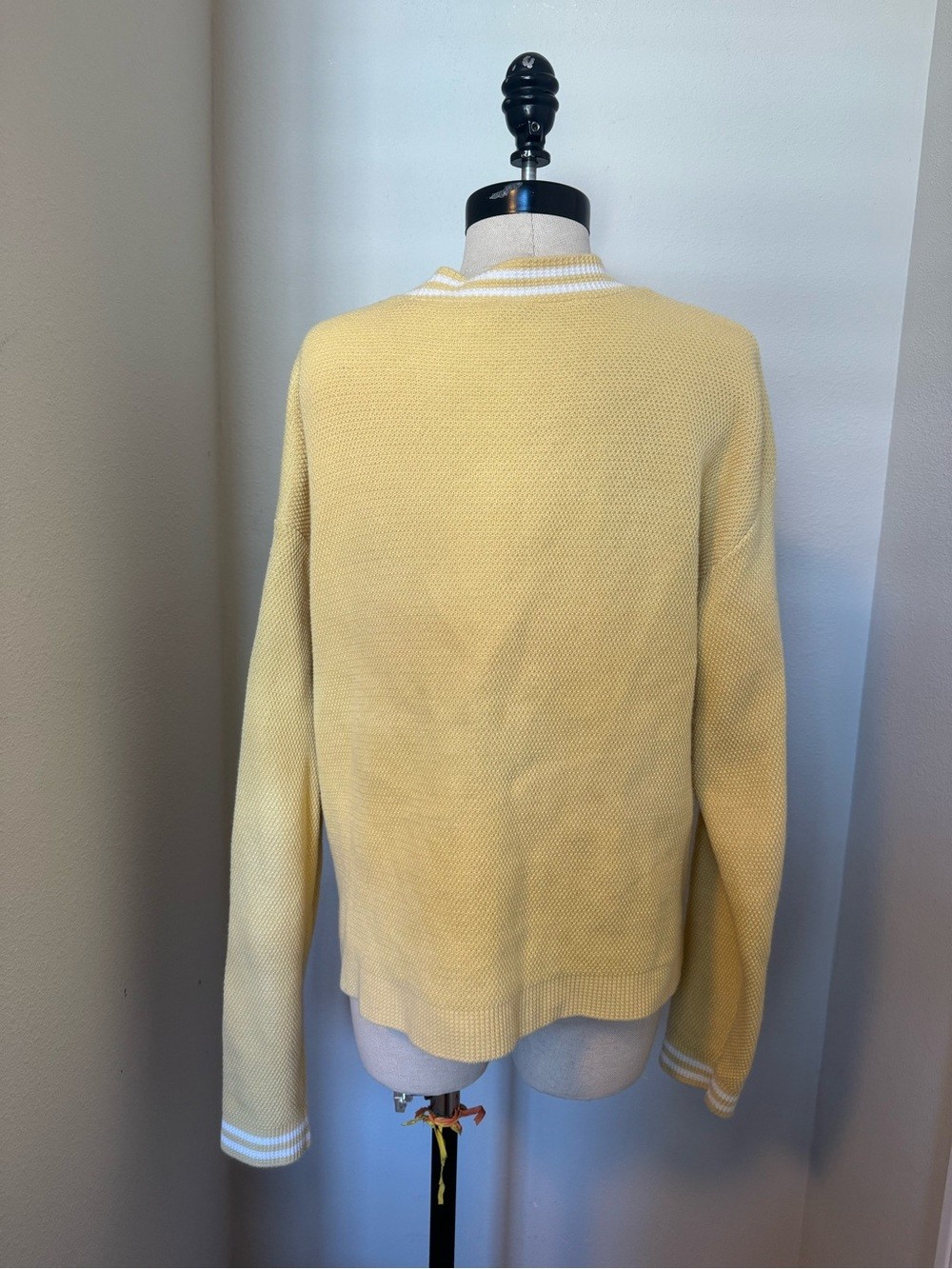 Alo Yoga “Tennis Club” cardigan in Butter Color