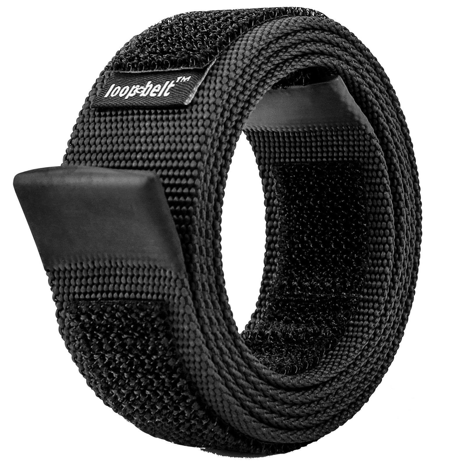 M 34-38 No Scratch Reversible Web Belt with Advanced Hook & Loop Fasteners Bl…