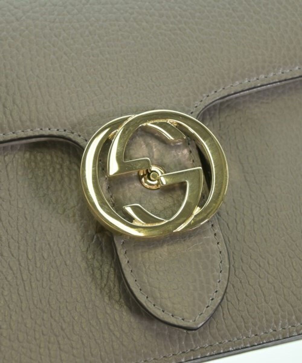 Guccigucci Shoulder Bag Grey – 4500426A0160 Pochette Gray One Size Used