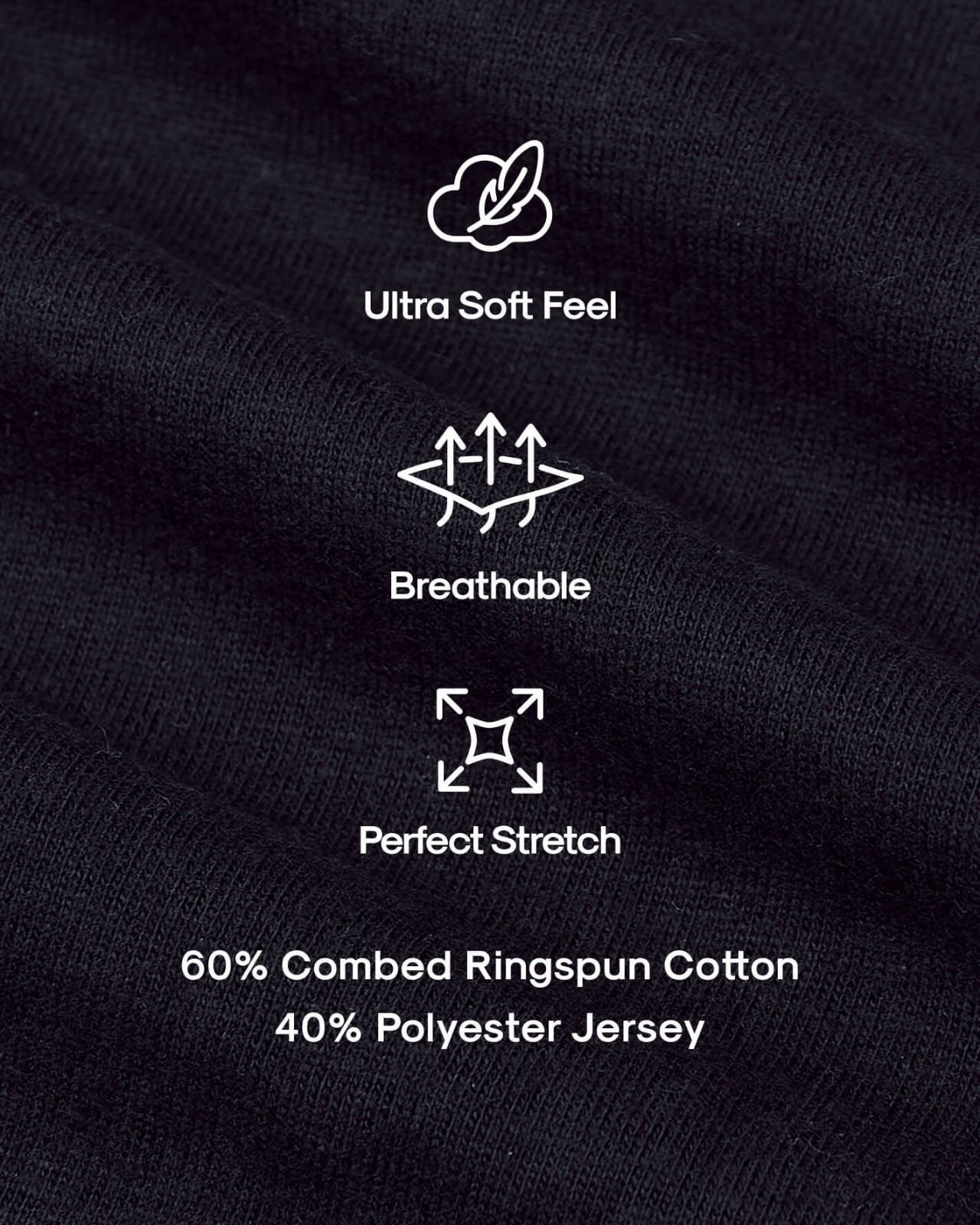 True Classic Crew Neck (Black) Large