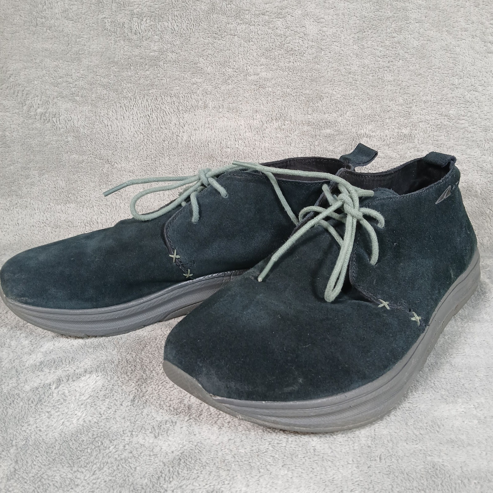 Altra Desert Boot Chukka Men 11.5 Black Wide Toe Box Suede Casual