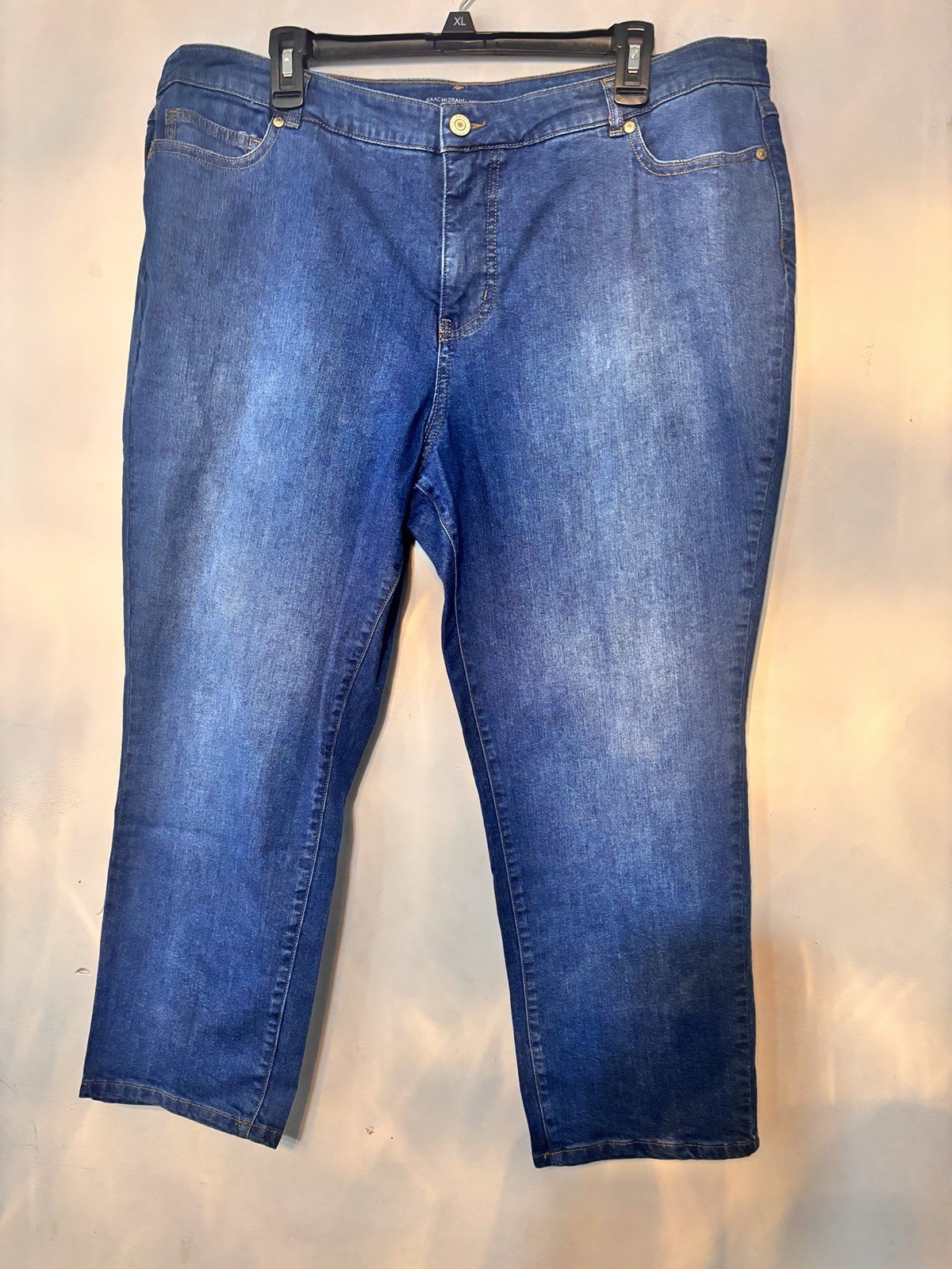 Isaac Mizrahi Jeans Denim Medium Wash 18 Petite 99% Cotton 1% Spandex