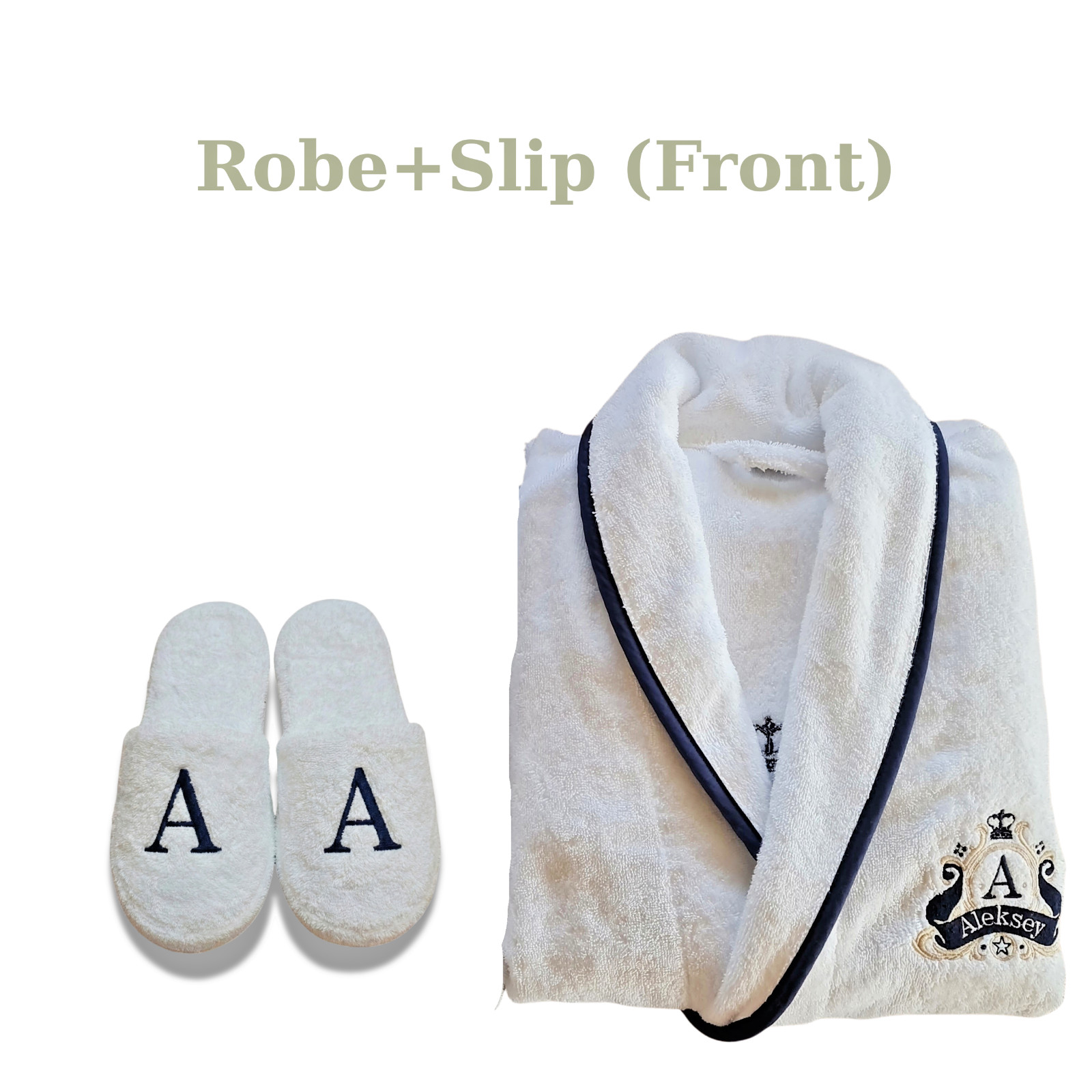 Personalized Couples Bathrobe His and Hers Matching Wedding Gift Turkish Cotton