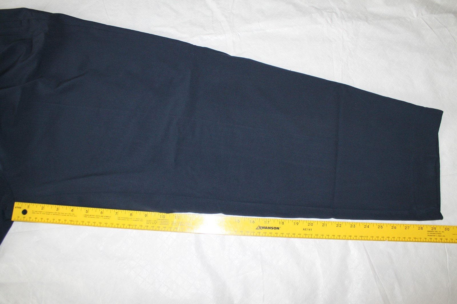 Womens pants AVENUE size 18 Ave navy side zip original slim leg NEW (km78)