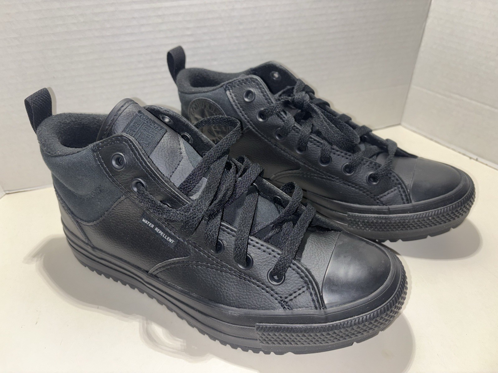 Converse Boot Unisex Men’s Size 7 Women’s 9 CTAS Malden Street Mid Triple Black